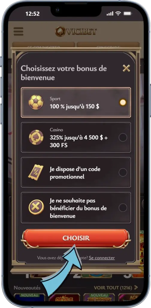 Choose Bonus